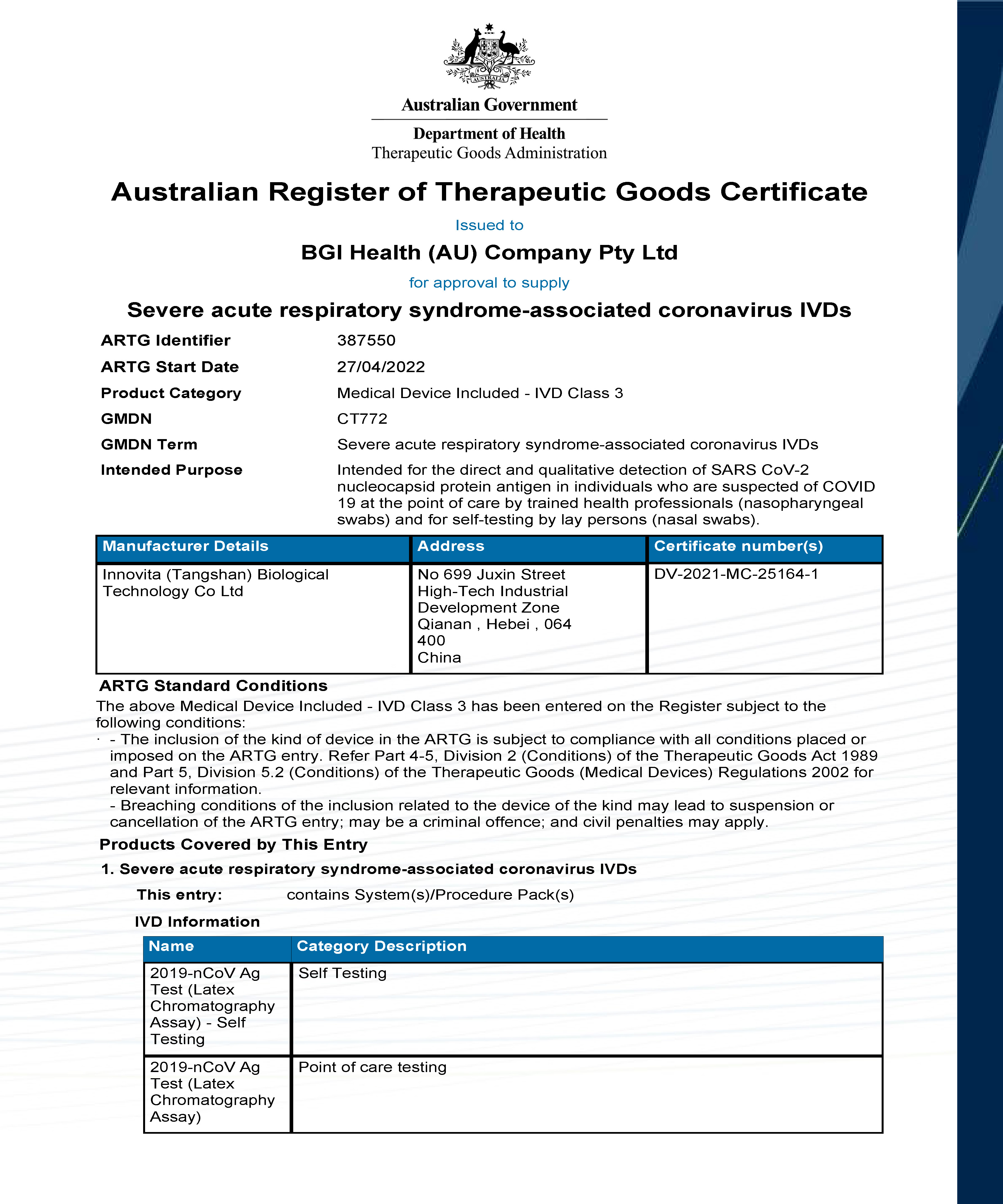 Australia-TGA